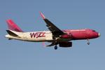 9H-WZX @ LMML - Wizzair Malta Airbus A320-232 reg 9H-WZX on final approach landing in Malta RW13. - by raymond