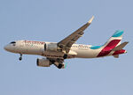 D-AENC @ LEBL - Landing rwy 24R... Additional 'Member of LUFTHANSA GROUP' titles on rear fuselage - by Shunn311