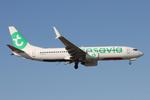 F-HUYU @ LMML - Transavia France Boeing 737-86N reg F-HUYU on approach for RW31 Malta. - by raymond