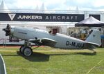 D-MJUJ @ EDKL - Junkers Flugzeugwerke A 50 ci Junior Heritage replica at the 2025 Flugplatzfest Leverkusen airfield display - by Ingo Warnecke