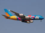 A6-EOT @ LEBL - Landing rwy 06L in 'Destination Dubaï' c/s - by Shunn311
