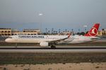 TC-LTA @ LMML - Airbus A321-271NX reg TC-LTA of Turkish Airlines rolling RW31 on departure from Malta. - by raymond