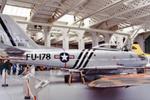 G-SABR @ EGSU - 48-0178 (G-SABR) 1948 NA F-86A Sabre USAF Duxford 10.07.99 - by PhilR