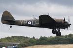 G-BPIV @ EGSU - Landing at Duxford.