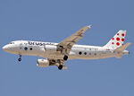 OO-SNI @ LEBL - Landing rwy 24R in new c/s - by Shunn311