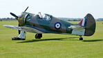 N32CS @ EGSU - Boomerang replica on the flight line at Duxford BoB Airshow 2025 - by Chris Holtby