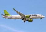 YL-CSM @ LEBL - Landing rwy 24R - by Shunn311