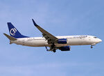 9H-ISM @ LEBL - Landing rwy 24R... Israir flight - by Shunn311