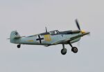 G-AWHK @ EGSU - Taking to the air at Duxford for the Battle of Britain Airshow 2025