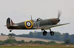 G-CFGJ @ EGSU - Taking off at Duxford for the Battle of Britain Airshow 2025
