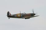 G-CGUK @ EGSU - Taken off from Duxford to join the Big Wing for the Battle of Britain Airshow 2025
