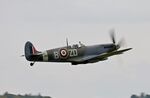 G-ASJV @ EGSU - Taking off from Duxford to join the 'Big Wing' for the Battle of Britain Airshow 2025