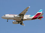 D-AGWG @ LEBL - Landing rwy 24R with additional 'Member of LUFTHANSA GROUP' titles - by Shunn311
