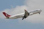 TC-LOF @ LMML - Airbus A330-343 reg TC-LOF airborne from Malta RW31 departing for Istanbul. - by raymond