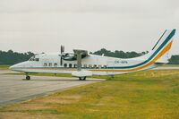 C6-BFK @ CHC - Sitting outside the Engineering hangar at Christchurch Airport. Dec 1999/Jan 2000 - by Alexa Rae