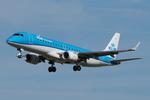 PH-EXF @ EGSH - Landing at Norwich. - by Graham Reeve