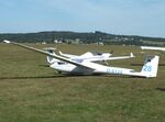D-6128 @ EDRV - Schleicher ASK-21 at the 2025 Flugplatzfest Wershofen