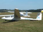 D-6128 @ EDRV - Schleicher ASK-21 at the 2025 Flugplatzfest Wershofen