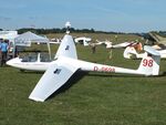 D-0698 @ EDRV - Schleicher ASK-21 at the 2025 Flugplatzfest Wershofen