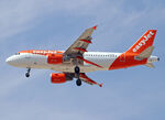 G-EZDN @ LEBL - Landing rwy 24R... Special c/s removed - by Shunn311
