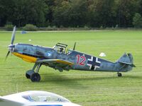 D-FEML @ EDST - Mr. Charlie Brown taxies to the runway at 20th OTT Hahnweide 2025 - by Volker Leißing