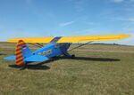 D-EHCK @ EDRV - Piper L-18C Super Cub (PA-18-95) at the 2025 Flugplatzfest Wershofen
