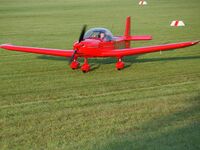 D-MXGQ @ EDST - Taxi to parking at 20th OTT Hahnweide 2025 - by Volker Leißing