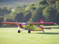 HB-FAN @ EDST - Taxi to flightline at 20th OTT Hahnweide 2025 - by Volker Leißing