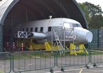 G-AGRW @ EGLK - Progress in renovation of Vickers 639 Viking 1 at Blackbushe. - by moxy
