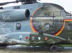 84 70 @ EDST - Sikorsky (VFW-Fokker) CH-53GA of the Luftwaffe in '53 years of CH-53 in German Armed Forces (Bundeswehr)' special colours at the 2025 Hahnweide Fly-in, Kirchheim unter Teck airfield