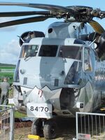 84 70 @ EDST - Sikorsky (VFW-Fokker) CH-53GA of the Luftwaffe in '53 years of CH-53 in German Armed Forces (Bundeswehr)' special colours at the 2025 Hahnweide Fly-in, Kirchheim unter Teck airfield