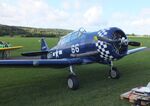D-FSIX @ EDST - Canadian Car & Foundry (CCF) Harvard Mk4 (North American T-6) at the 2025 Hahnweide Fly-in, Kirchheim unter Teck airfield