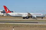 TC-LLM @ LMML - Boeing 787-9 Dreamliner reg TC-LLM of Turkish Airlines just after landing in Malta RW31. - by raymond