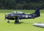 HB-RMW @ EDST - North American T-28C Trojan at the 2025 Hahnweide Fly-in, Kirchheim unter Teck airfield