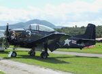 HB-RMW @ EDST - North American T-28C Trojan at the 2025 Hahnweide Fly-in, Kirchheim unter Teck airfield