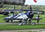 D-EJKN @ EDST - Pitts M-12 Monster at the 2025 Hahnweide Fly-in, Kirchheim unter Teck airfield - by Ingo Warnecke
