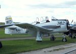 N1742R @ EDST - North American T-28A Trojan at the 2025 Hahnweide Fly-in, Kirchheim unter Teck airfield - by Ingo Warnecke
