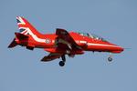 XX232 @ LMML - Red Arrows Hawker Siddeley Hawk T.1A reg XX232 on final approach to RW13 landing in Malta, aircraft participated in the Malta International Airshow 2025. - by raymond