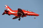 XX319 @ LMML - Hawker Siddeley Hawk T.1A reg XX319 of the Royal Air Force landing in Malta RW13. - by raymond