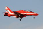 XX322 @ LMML - Hawker Siddeley Hawk T.1A reg XX322 of Royal Air Force Aerobatic Team Red Arrows approaching RW13 in Malta to participate in the Malta International Airshow 2025. - by raymond