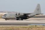 Z21012 @ LMML - Lockheed C-130H Hercules reg Z21012 (TS-MTB) of Tunisian Air Force taxing out from Park 9 for departure from Malta. - by raymond