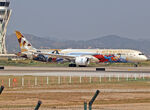 A6-BMA @ LEBL - Taxiing holding point rwy 24L in Marvel c/s - by Shunn311