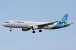 C-GEZO @ LMML - Airbus A321-211 reg C-GEZO of Air Transat on final approach for RW31 landing in Malta. - by raymond
