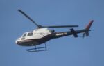 N4497Y - Aerospatiale AS-350B-3 Leaving Yellowstone National Park