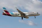 D-AEWP @ LMML - Airbus A320-214 reg D-AEWP of Eurowings in Salzburgerland Livery approaching RW31 landing in Malta. - by raymond