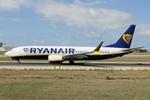 EI-IKR @ LMML - Boeing 737-MAX 8 reg EI-IKR of Ryanair ready for departure from Malta. - by raymond