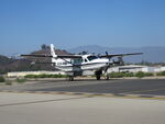 N208BV @ POC - Starting to taxi on taxiway Sierra - by Helicopterfriend