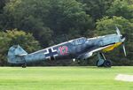 D-FEML @ EDST - Messerschmitt Bf 109E-4 at the 2025 Hahnweide Fly-in, Kirchheim unter Teck airfield
