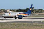 G-NPTB @ LMML - Boeing 737-83N (BCF) reg G-NPTB of  West Atlantic UK just landed on RW31 in Malta. - by raymond