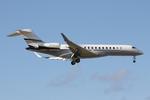 N1973Y @ LMML - Bombardier BD-700-1A10 reg N1973Y of Yageo Group landing in Malta. - by raymond